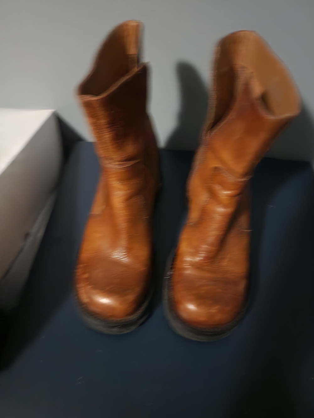 Steve Madden Brown Leather Heeled Boots